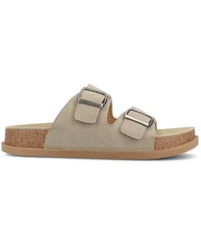 Journee Collection Womens Tula Flat Sandals In Neutral