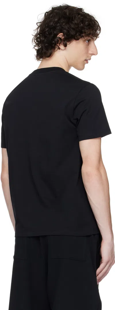 Ami Alexandre Mattiussi Ami Paris Ami De Coeur Black Oversize T Shirt
