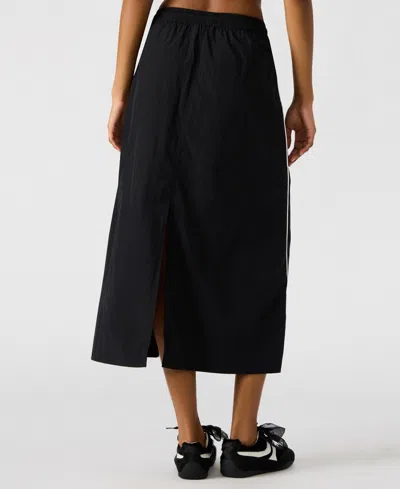 Steve Madden Women's Danielle Drawstring-waist Maxi Skirt In Black