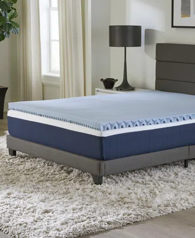 Comfort Tech 2" Convoluted Tranquility Foam Mattress Topper, Queen