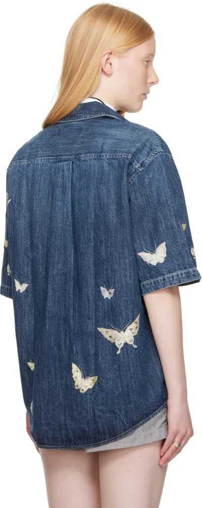 Our Legacy Blue Beyond Denim Shirt In Blue