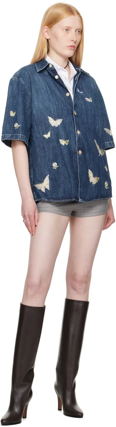 Our Legacy Blue Beyond Denim Shirt In Blue