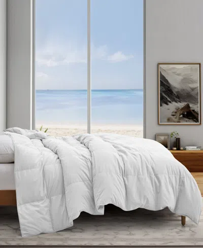 Unikome Light Warmth White Goose Feather And Fiber Comforter