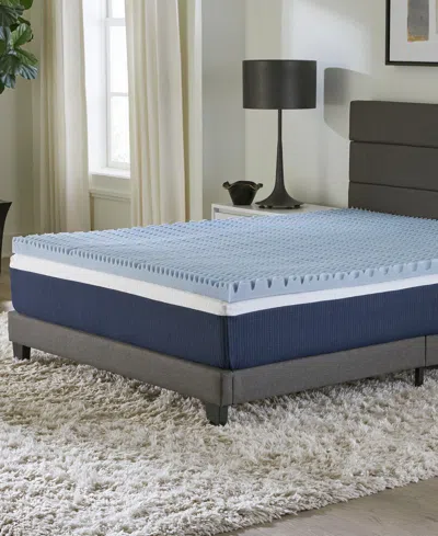 Comfort Tech 2" Convoluted Tranquility Foam Mattress Topper, Twin