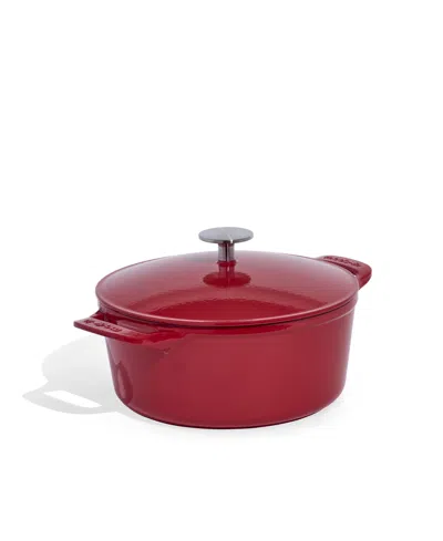 Made In Enameled Cast Iron 5.5-quarts Round Dutch Oven With Lid
