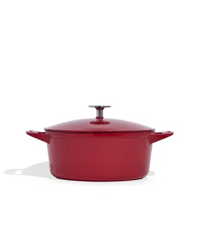 Made In Enameled Cast Iron 5.5-quarts Round Dutch Oven With Lid