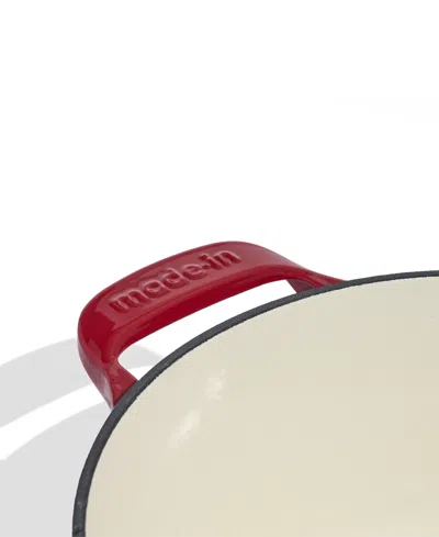 Made In Enameled Cast Iron 5.5-quarts Round Dutch Oven With Lid