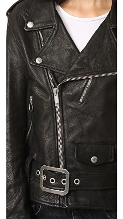 Shop Golden Goose Golden Jacket In Black/frangia