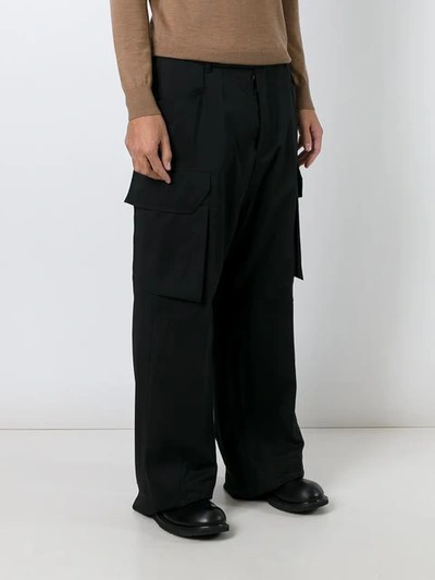 Shop Rick Owens 'firbanks' Trousers In Black