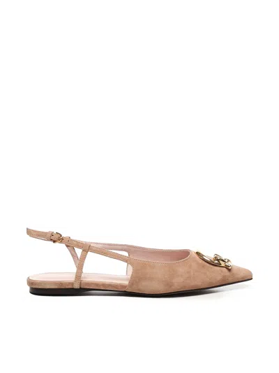 Coccinelle C-me Flat Slingback In Suede