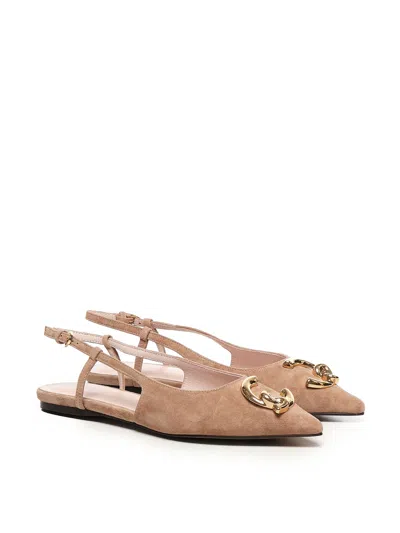 Coccinelle C-me Flat Slingback In Suede