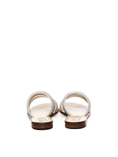 V73 Fredy Sandals With Rhinestones In Multi