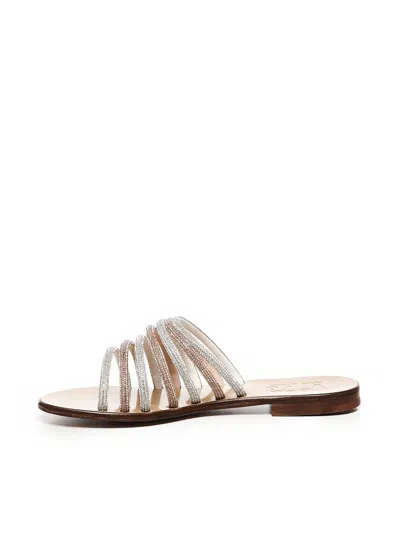 V73 Fredy Sandals With Rhinestones In Multi