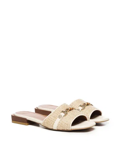 V73 Esther Woven Chain-embellished Sandals