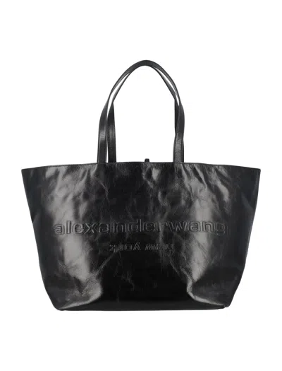 Alexander Wang Punch Tote Bag In Crackle Patent Leather