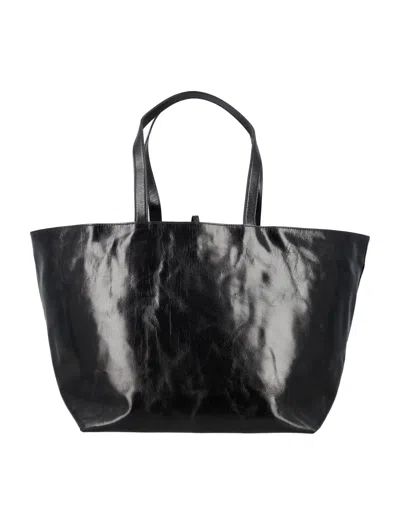 Alexander Wang Punch Tote Bag In Crackle Patent Leather