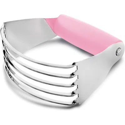 Zulay Kitchen Stainless Steel Dough Blender, Pastry Cutter, Heavy Duty Pastry Blender And Dough Cutter With Blades