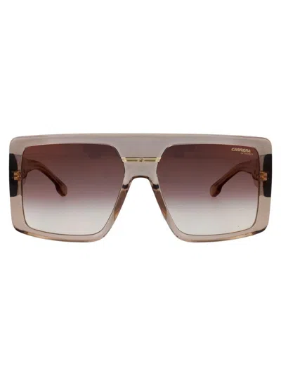 Carrera Nude Gold Eco Polyamide Sunglasses In Brown