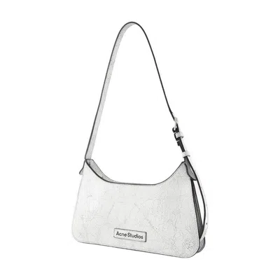 Acne Studios Platt Mini Crackle Hobo Bag