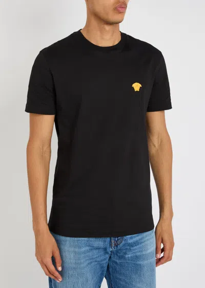 Versace Black Cotton T-shirt
