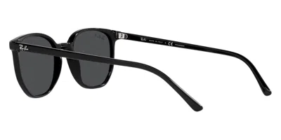 Ray Ban Elliot 52mm Polarized Square Sunglasses In Black