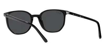 Ray Ban Elliot 52mm Polarized Square Sunglasses In Black