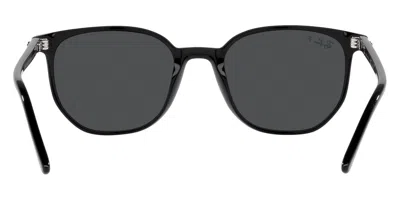 Ray Ban Elliot 52mm Polarized Square Sunglasses In Black