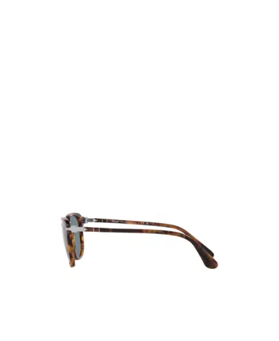 Persol Rectangular Frame Sunglasses In Brown