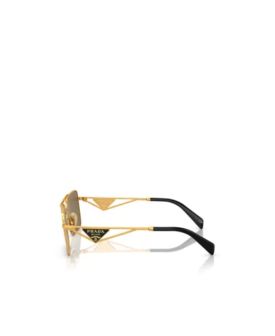 Prada Triangle-logo Rectangle-frame Sunglasses