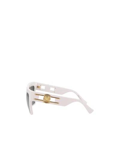 Versace Logo-embossed Square-frame Sunglasses