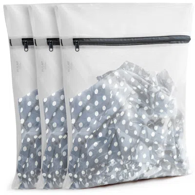 Zulay Kitchen 3 Pack Medium Reusable Mesh Laundry Bags For Delicates