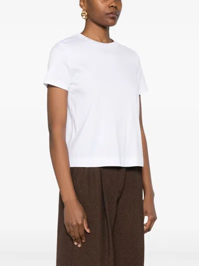 Max Mara Cotton T-shirt In White