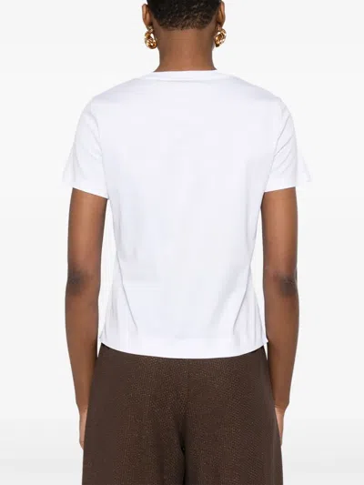 Max Mara Cotton T-shirt In White