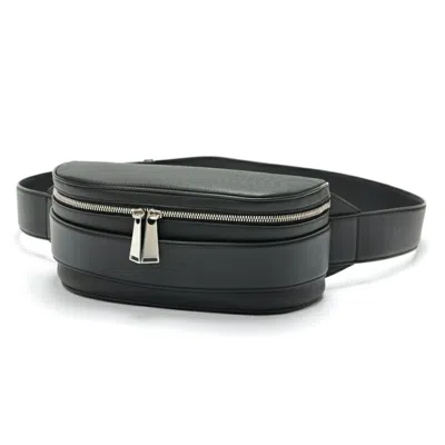 Pre-owned Bottega Veneta Black Leather Fanny Pack Sling Bag ()