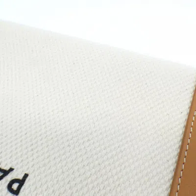 Pre-owned Celine Cotton Canvas Leather Handbag Shoulder Bag ()