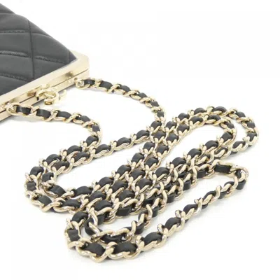 Pre-owned Chanel Black Leather Clutch Bag ()