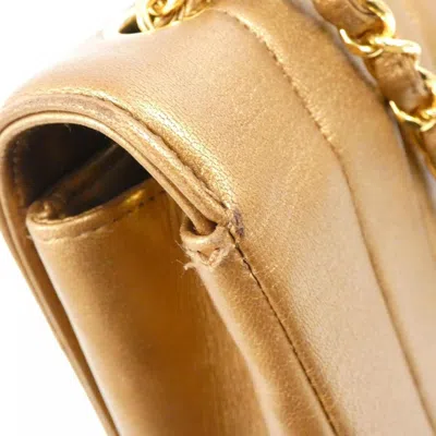 Pre-owned Chanel Bronze Leather Shoulder Bag ()