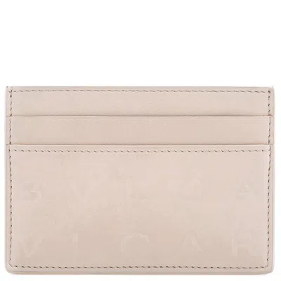 Bvlgari Serpenti Logo Infinitum Card Holder In Neutral