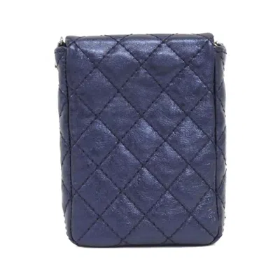 Pre-owned Chanel Navy Shoulder Bag ()