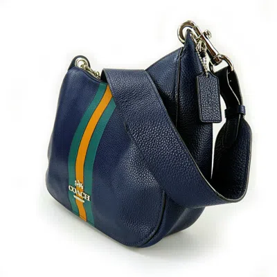 Pre-owned Coach Navy Shoulder Bag ()
