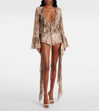 Paris Texas 105mm Lidia Patent Leather Mules In Neutral