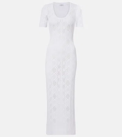 Alaïa Openwork Python Lace Dress