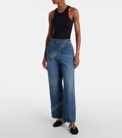 Alaïa Embellished Suede Ballet Flats