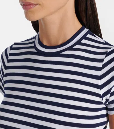 Polo Ralph Lauren Cotton Jersey Striped T-shirt In Black