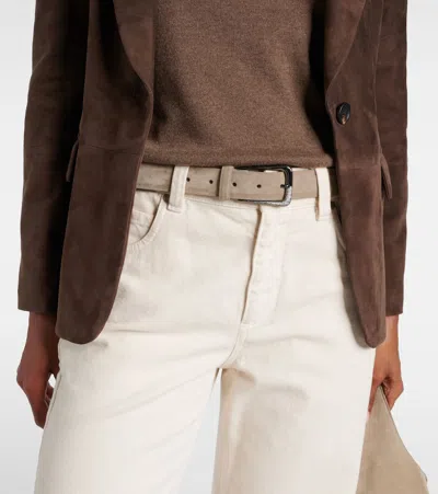 Brunello Cucinelli Suede Belt