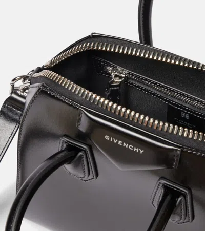 Givenchy Black Antigona Mini Leather Bag In Black