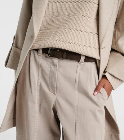 Brunello Cucinelli Suede Belt