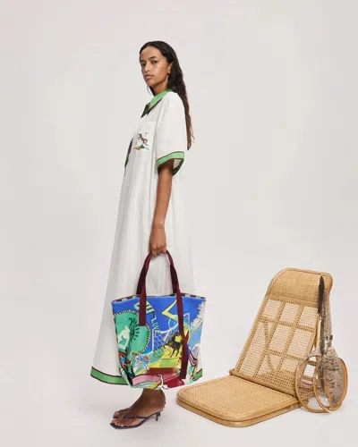 Alemais Play Polo Dress Cream In White
