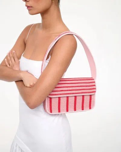 Staud Tommy Beaded Bag Montauk Stripe