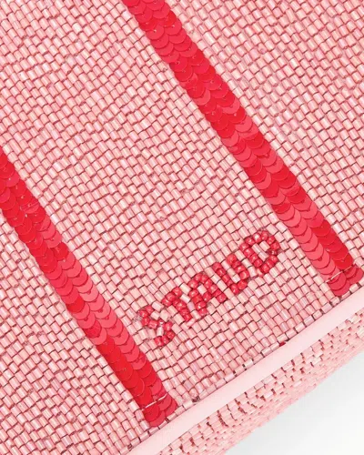 Staud Tommy Beaded Bag Montauk Stripe